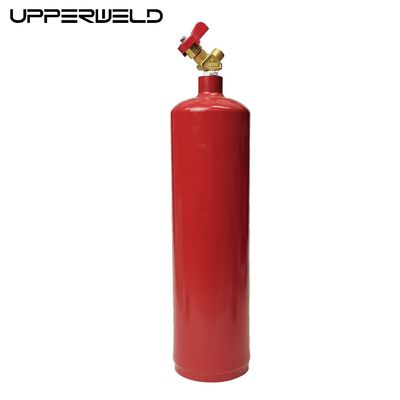 Contenedor de gas de soldadura industrial personalizado para la quema de gas C2H2 Conjunto de cilindros de acetileno