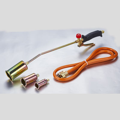 15pcs Gas Roofing antorcha LPG propano antorcha de calefacción Kit quemador de hierbas con manguera 3 boquillas de latón