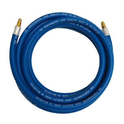 Tig Saldado manguera de refrigeración por agua del cable de potencia superior Tig antorcha con manguera azul en 9 * 0D13