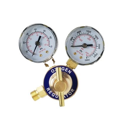 Regulador de gas de doble etapa para soldadura con oxígeno