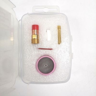 WP17 18 26 Tig Consumables antorcha Lente de gas Cuña de recolección Boquilla de champán 53NACN Kit