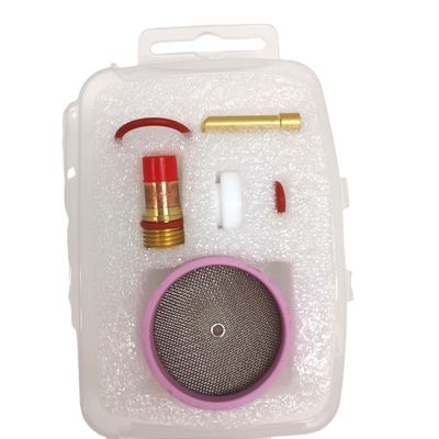 Torcha de soldadura 53NACN WP9 20 Kit de boquilla de cerámica Lente de gas Cuña de recolección para consumibles Tig