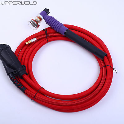 100% de prueba pasada con enfriamiento por aire Tig Kit de antorchas de soldadura con interruptores ajustables con enfriamiento por gas WP-17