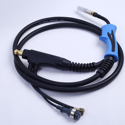 100% de prueba pasada MIG soldadura sopla antorcha con conector Euro 10 pies de cable