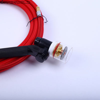 100% de prueba pasada con enfriamiento por aire Tig Kit de antorchas de soldadura con interruptores ajustables con enfriamiento por gas WP-17