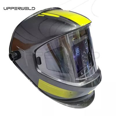 Gran pantalla de visualización Energía solar Casco de soldadura automático de oscurecimiento para soldador TIG MIG