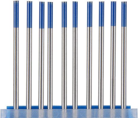 Azul 2% Lanthanated TIG 1/16'' 3/32' 1/8' x 7' 10 Pack WL20 Electrodos de tungsteno de acabado de tierra para soldadura TIG
