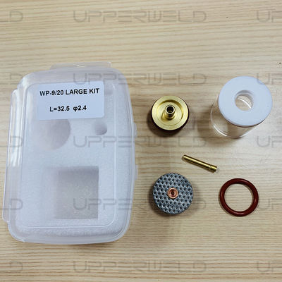Apoyo personalizado OEM Air Cooled TIG Lámpara de soldadura con válvula 25ft Cable Dinse 35-70 conector