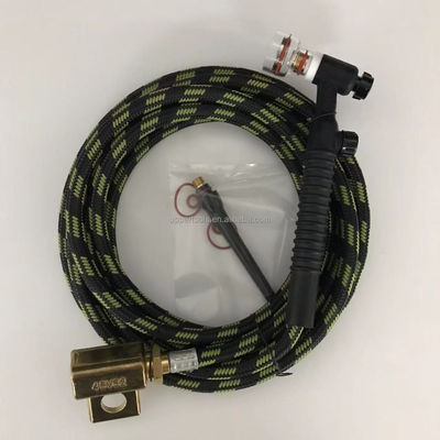 Antorcha de soldadura WP-18 TIG personalizada con cabeza flexible y botón de interruptor refrigerado con agua