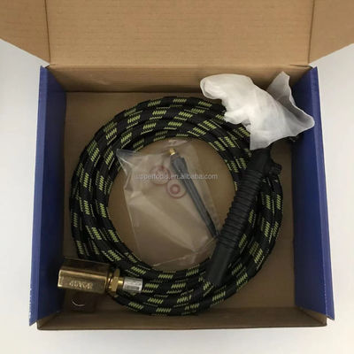 Antorcha de soldadura WP-18 TIG personalizada con cabeza flexible y botón de interruptor refrigerado con agua