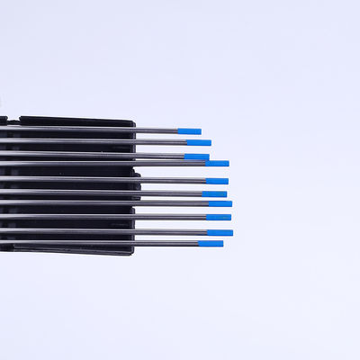 Apoyo personalizado de barra 10 paquetes azul TIG soldadura electrodos de tungsteno 2% Lanthanated WL20