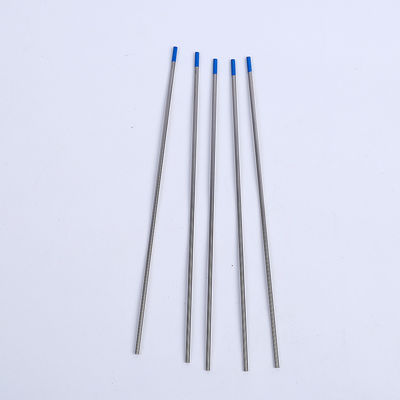 Apoyo personalizado de barra 10 paquetes azul TIG soldadura electrodos de tungsteno 2% Lanthanated WL20