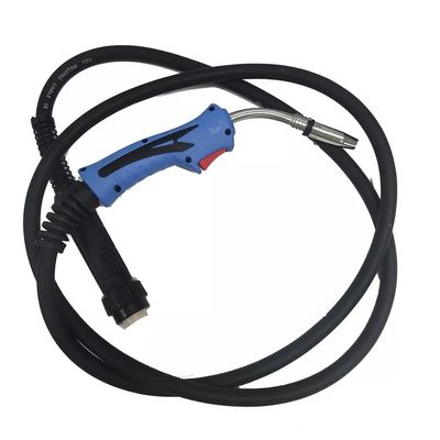 Torcha de soldadura MIG azul y negro de 16 pies para piezas de repuesto de máquinas de soldadura 24KD