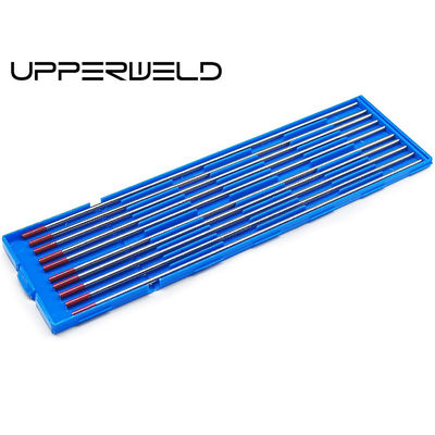 10 paquetes de electrodos de tungsteno de soldadura TIG de 2 por ciento de color rojo toro WT20 3/32 &quot;