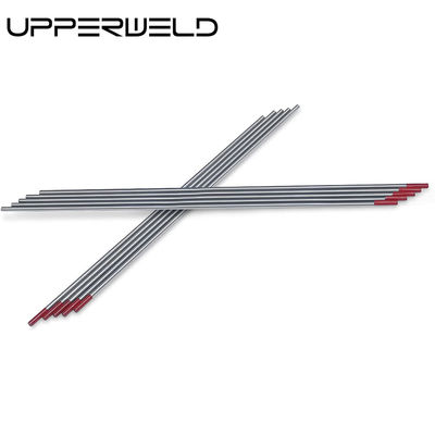10 paquetes de electrodos de tungsteno de soldadura TIG de 2 por ciento de color rojo toro WT20 3/32 &quot;