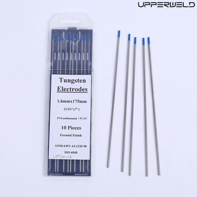 10pcs WL 20 2% Lanthanated Tungsten Azul 175mm 1.6mm paquete de electrodos para soldadura Tig