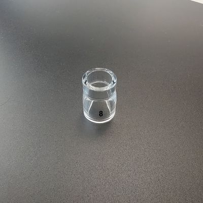 Lente de gas de Stubby TIG Kit de la taza de soldadura para la boquilla de vidrio transparente de enfriamiento de agua enfriada