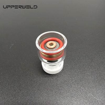 Lente de gas de Stubby WP17 18 26 Kit de vidrio de 3,2 mm para Wp17/18/26 Tig Suministros y piezas de soldadura