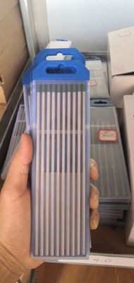 Electrodos de tungsteno de soldadura de oro de 2,4 mm * 175 mm 3/32 WL15 Tig para aplicaciones de soldadura