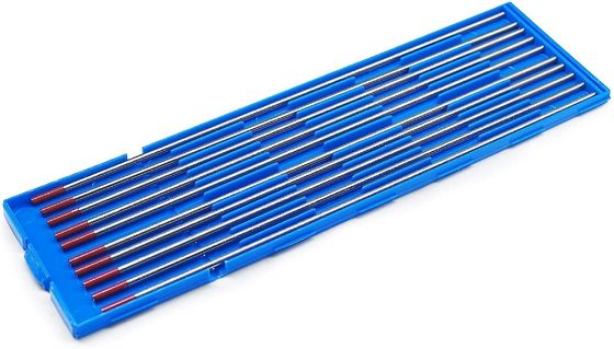 Electrodos de tungsteno toriados de 2% rojo para soldadura TIG soporte personalizado y de OEM