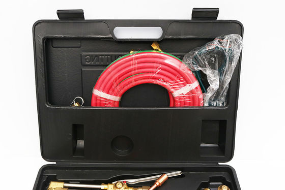 Kit de regulador de gas de oxígeno acetileno con doble manguera y boquilla de corte