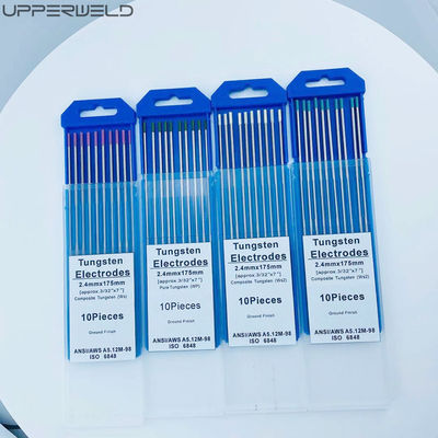 Soporte de OBM Electrodos de tungsteno dorado lantanados de 1,5% WL15 personalizados para soldadura TIG