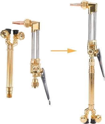 Saldado versátil y corte de oxígeno Acetileno Kit de antorcha de gas con boquilla de corte