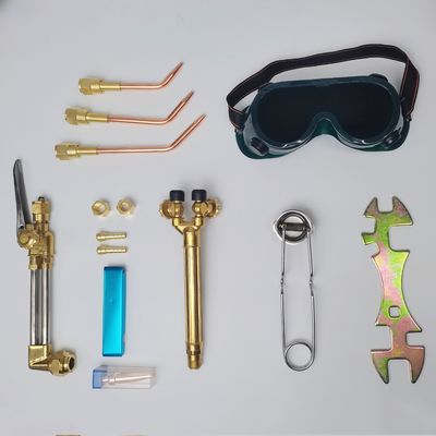 Saldado versátil y corte de oxígeno Acetileno Kit de antorcha de gas con boquilla de corte