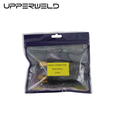 Accesorios de la antorcha MIG Conector rápido de conexión de cable de soldadura 35-50 Conector de cable masculino Euro estilo