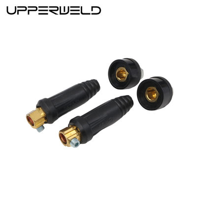 Accesorios de la antorcha MIG Conector rápido de conexión de cable de soldadura 35-50 Conector de cable masculino Euro estilo