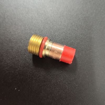 2.4 mm TIG Lámpara de soldadura Lente de gas con lente de cristal Kit para refrigeración por aire WP-17/18/26