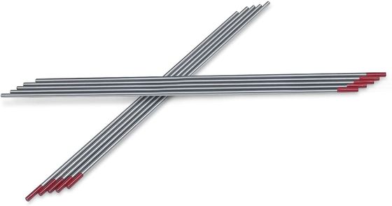 10 paquetes de electrodos de tungsteno rojo de 2,4 mm * 175 mm para soldadura TIG