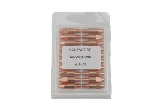 M6 28 0,8MM Accesorios para antorchas de soldadura de cobre de potencia de gas