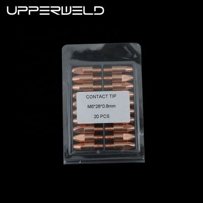 M6 28 0,8MM Accesorios para antorchas de soldadura de cobre de potencia de gas