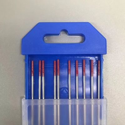 TIG Consumibles de soldadura 2% Electrodos de tungsteno con cabeza roja toriada WT20 1,6 mm Superior