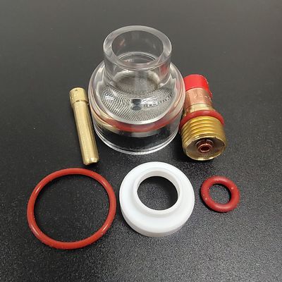 WP-17/18/26 Kit de boquilla transparente de champán TIG Accesorios de soldadura para soldaduras consistentes