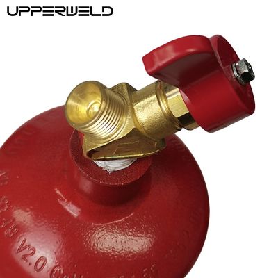 Contenedor de gas de soldadura industrial personalizado para la quema de gas C2H2 Conjunto de cilindros de acetileno