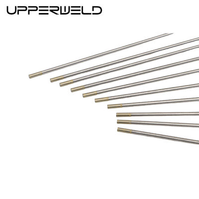 Electrodos de tungsteno WL15 1,5% Lanthanated Golden Head 1,6 mm para soldadura TIG 40-240