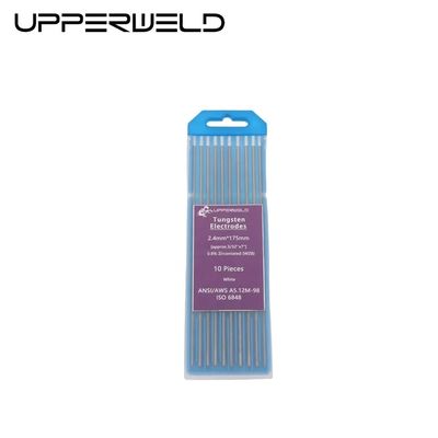 TIG Soldadura WZ8 Electrodos de tungsteno 0,8% Zirconizado Blanco 10-Pack 150/175mm longitud