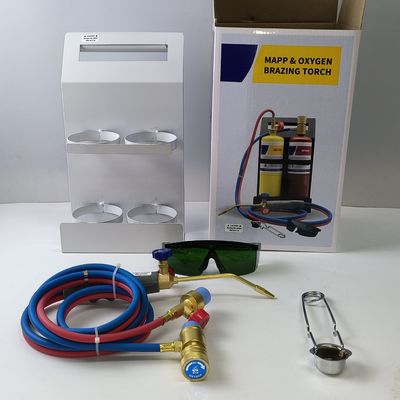 Kit de antorchas profesionales de corte de acetileno y oxígeno de latón para herramientas de soldadura y corte
