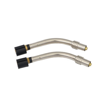 190g MIG Torcha 24KD Cuello de Cisne Arma de soldadura Consumibles con boquilla de latón de acero inoxidable