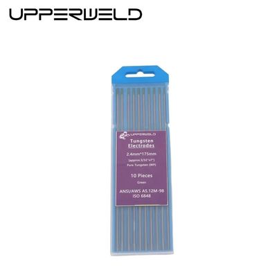 Apoyo OEM UPPERWELD WP TIG Soldadura de electrodos de tungsteno 10-Pack 175 150mm 2.4mm 3/32 pulgadas