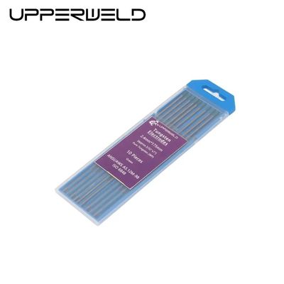 Apoyo OEM UPPERWELD WP TIG Soldadura de electrodos de tungsteno 10-Pack 175 150mm 2.4mm 3/32 pulgadas