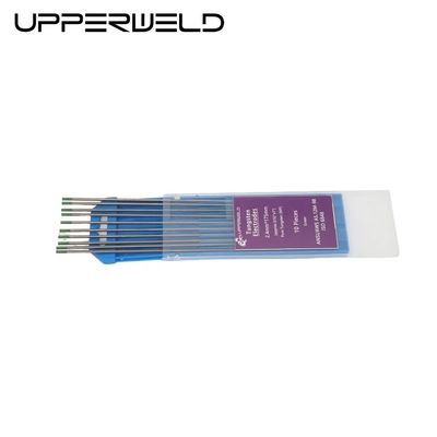 Apoyo OEM UPPERWELD WP TIG Soldadura de electrodos de tungsteno 10-Pack 175 150mm 2.4mm 3/32 pulgadas