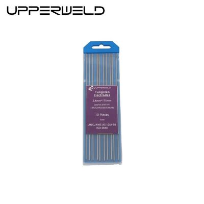 TIG Soldadura 2% Lanthanated Tungsten Rod Oro WL15 10-Pack 175 150 mm 2.4 mm 3/32 pulgadas