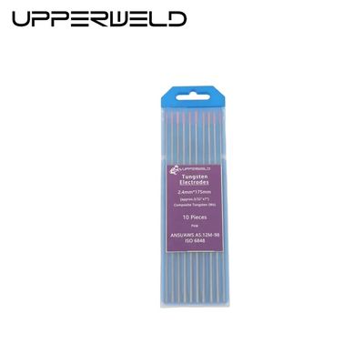 Compuesto de soldadura TIG Ws Electrodos de tungsteno rosa Ws 10-Pack 175 150mm 2.4mm 3/32 pulgadas