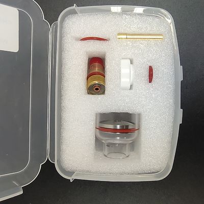 Tig piezas de antorcha de soldadura clara WP-17/18/26 Champagne boquilla Kit grande Tig accesorios