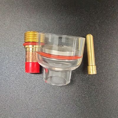 Tig piezas de antorcha de soldadura clara WP-17/18/26 Champagne boquilla Kit grande Tig accesorios