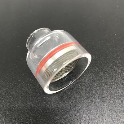 WP-9/20 Kit de boquilla de cuarzo claro de champán grande para accesorios de soldadura Tig de 2,4 mm