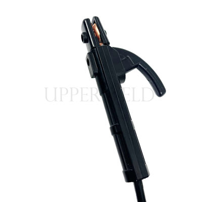 200A Conjunto de cable de soldadura de corriente nominal con soporte de electrodo de latón y conector UE 10-25
